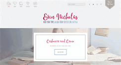 Desktop Screenshot of erinnicholas.com